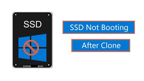 cloned ssd will not boot|make ssd bootable after cloning.